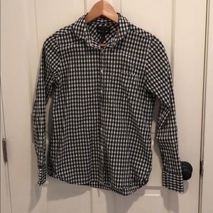 J.crew gingham button down women’s